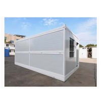 Oficina Móvil Prefabricada Modular Portátil Plegable Contenedor Desmontable Diseño Moderno Edificio de Oficinas Centro Comercial Dormitorio