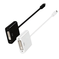 Convertisseur Mini DP vers DVI 24+5 plaqué nickel Full HD 1080P en gros pour MacBook Air, moniteur et projecteur