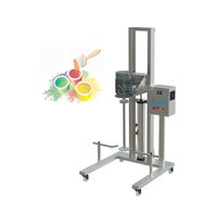 Machine de dispersion d'émulsion de mélangeur à grande vitesse de peinture de levage pneumatique à bas prix