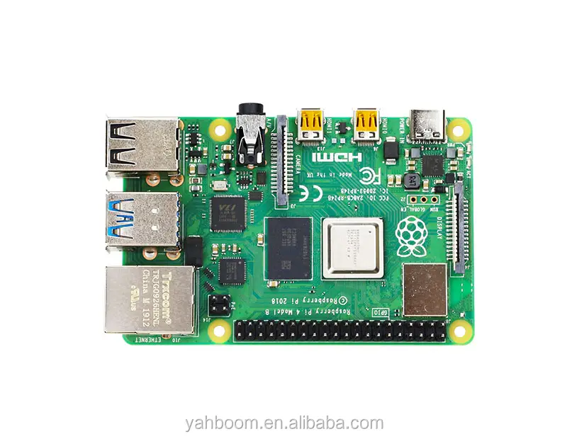 official latest Raspberry Pi 4 model B adopts 1.5GHz 64-bit quad-core CPU and Broadcom BCM2711with 4GB 8GB RAM