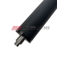 Rouleau en caoutchouc EPDM noir avec impression UV, dureté Shore 35-40 Ra0.8, résistant aux solvants et aux huiles, adapté à toutes les presses d'impression offset.