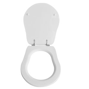 Copriwater Kerasan Retro Vase, Design Moderno Allungato, Chiusura Ammortizzata, Realizzato in Legno di Bambù, Plastica e Resina di Urea, con Telecomando - Product Image 3