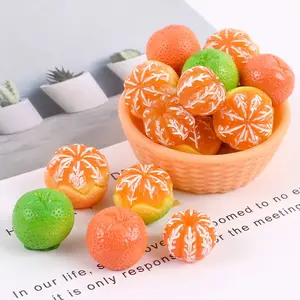 Simulated 3D Fruit Cabochon Resin Graps Peeled Orange Resin Embellishment Photography Props