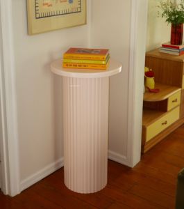 Custom Size Handmade Wooden Pedestal Plinth <b>Stand</b> Solid Wood for Flower <b>Vase</b> Cake Display New Arrival Elegant Modern Wholesale - Product Image 3