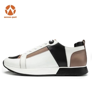 Chaussures de sport en cuir véritable pour hommes, baskets décontractées, de luxe, à la mode, 2020 - Product Image 1