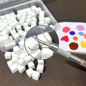 Nail Art Sponge Clipper Stainless Steel Four Prong Manicure Tool For Gel Polish Application - Product Image 2