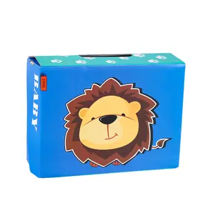 Schuh verpackungs box Cartoon Kinder Schuhkarton falten Geschenk box Baby tragbare Verpackung Karton Farbbox