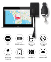 Mini Rastreador GPS 4G con Apagado Remoto del Motor, Localizador GPS para Coche y Moto Coban TK401 con Botón SOS