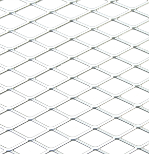 Grillage métallique galvanisé, maille losangée en acier étiré pour clôture, passerelle et protection de chantier - Product Image 1