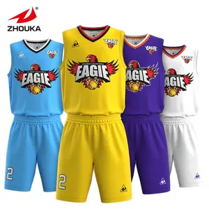 Maglie da basket per bambini uniforme da basket personalizzata per ragazzo maglia da basket traspirante pantaloncini da bambino abbigliamento sportivo per allenamento