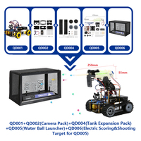Kit de bras robotique ACEBOTT ESP32, kit de suivi solaire, robot tank programmable, voiture robot intelligente, kit de démarrage de voiture robot avec caméra intelligente pour Arduino