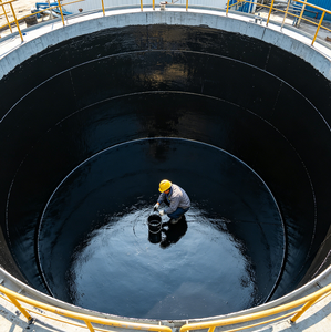 Peinture époxy à la goudron de pétrole Weishibao haute performance 2K de qualité marine, pour <span class=keywords><strong>traitement</strong></span> des eaux usées, antirouille, revêtement protecteur métallique, application par pulvérisation - Product Image 5