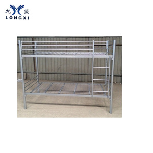 Новейшая двухъярусная кровать Отделяемая двуспальная кровать школьное общежитие металлические стальные двухъярусные кровати - Product Image 2