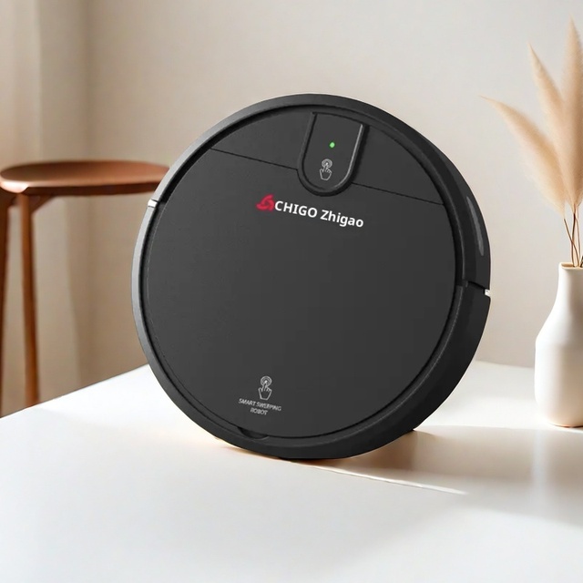 Zhigao Smart Home All-in-One Robot Vacuum Cleaner Mopping Wet/Dry Infrared Side Brush Plastic Battery Hotel Use Brushless Motor