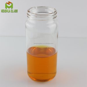 12oz 360ml Vòng MứT ThủY Tinh Jar miệng rộng mật ong lọ thủy tinh <span class=keywords><strong>Paragon</strong></span> 350ml nước trái cây thực phẩm uống lưu trữ Jar chai với nắp nhựa - Product Image 4