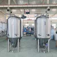 Cuve de Fermentation Conique 150L en SUS304 Personnalisée avec Enveloppe à Cavitation et Pierre de Carbonatation pour la Fermentation de la Bière