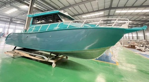 Bateau de pêche en aluminium soudé <span class=keywords><strong>Gospel</strong></span> 9m 29,5 pouces, yacht de croisière sportif, moteur hors-bord, navigation, tourisme, divertissement, loisirs en rivière - Product Image 4
