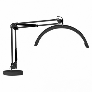 Lámpara LED de media luna negra para uñas, luz UV LED de belleza, lámpara de manicura con clip para salón y hogar - Product Image 3