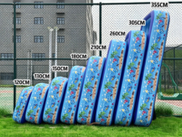 Piscine gonflable en PVC écologique, rectangulaire, portable, durable, idéale pour les familles et les enfants, pour des activités aquatiques amusantes