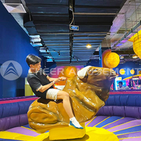 Parc d'aventure intérieur Ninja Sports Complex avec Bull Ride par Cheer Amusement