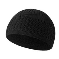 Gorro de Invierno Árabe Islámico Musulmán, Tejido Ondulado, Jacquard, para Hombre y Mujer