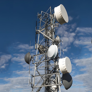 <span class=keywords><strong>Tour</strong></span> de télécommunication en acier galvanisé à chaud, à treillis triangulaire, pour station de base 5G et couverture téléphonique - Product Image 3