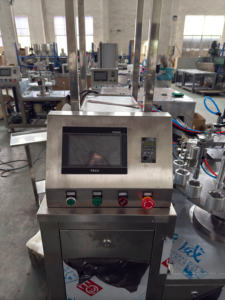 Machine de remplissage et de scellage de tubes d'adhésif <span class=keywords><strong>pour</strong></span> prothèses dentaires, pompe à piston 4 têtes, machine de table <span class=keywords><strong>pour</strong></span> liquides visqueux |   Compatible avec les gros tuyaux - Product Image 6