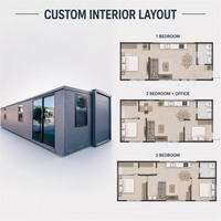 Rumah Kontainer Ekspansi Ramah Lingkungan Grosir Bersertifikat CE ISO9001 Standar Eropa 20ft 40ft Rumah Modular Prefabrikasi Pabrik OEM/ODM