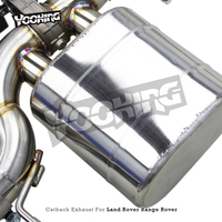 Échappement Catback Tuning Valvetronic pour Land Rover Range Rover V6 3.0T 2013-2022, acier inoxydable de course, tuyau d'échappement