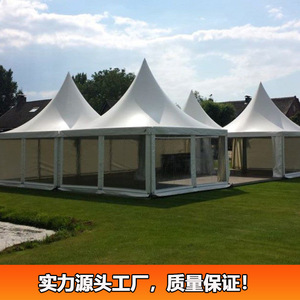Pyramid <b>Tent</b> 6x6m Waterproof Oxford Cloth Four Season Outdoor Exhibition <b>Tent</b> Foldable <b>Large</b> Space Rainproof Windproof UV - Product Image 3
