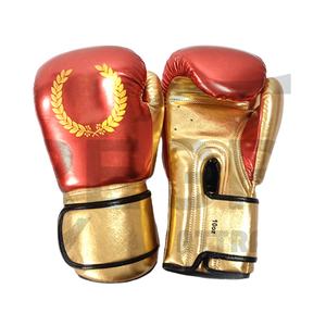 Fashion PU Leather Boxing <b>Gloves</b> for Training Martial Arts New Black Red OEM Logo Thai Color Material Adults People Origin <b>Type</b> - Product Image 1