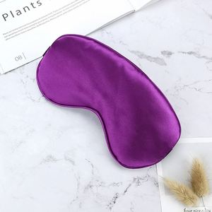 Masque oculaire en soie pure à 100 % Mulberry, couleur unie, occultant, pour usage domestique - Product Image 3