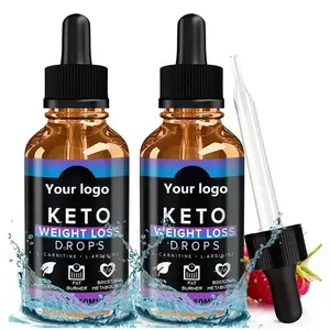 Venta al por mayor OEM/ODM 100% extracto puro natural Keto gotas 2000mg pérdida rápida de peso