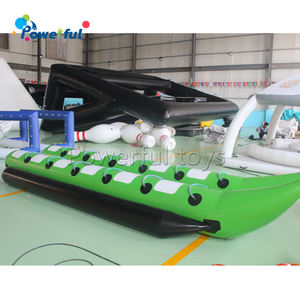 Tubes volants de <span class=keywords><strong>plage</strong></span> Bateau <span class=keywords><strong>banane</strong></span> <span class=keywords><strong>gonflable</strong></span> Traîneau à eau remorquable 12 passagers - Product Image 5