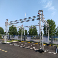 Système de présentoir en treillis d'aluminium pour événements - Treillis durable, léger, résistant à la rouille et à haute capacité de charge
