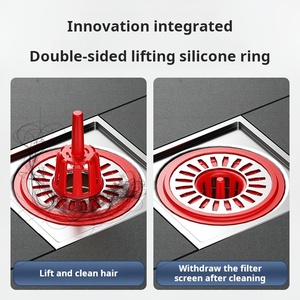 Copertura Moderna per <span class=keywords><strong>Scarico</strong></span> Lavabo Bagno, Forma Cilindrica, Superficie Lucida, Connessione S-Trap - Product Image 5