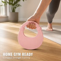 Kettlebell en forme de sac à main de 10 lb, en silicone et fonte, équipement de fitness lesté pour la maison, la gym, le Pilates et l'entraînement de force