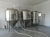Cuve de Fermentation 100-500L en Acier Inoxydable SUS304 pour Brasseur Domestique, avec Enfouissement Thermique et Réservoir sous Pression pour la Bière, Longue Durée de Vie