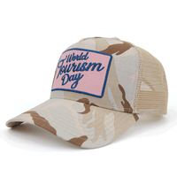 Parche bordado 3D de algodón 100% personalizado, sombreros de camionero de 5 paneles, tela de sarga Unisex Vintage, informal, deportivo para exteriores