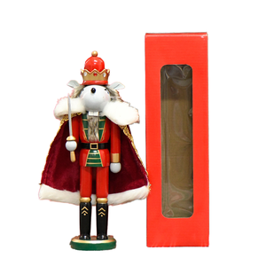 <span class=keywords><strong>Cascanueces</strong></span> <span class=keywords><strong>de</strong></span> Madera Pintado a Mano <span class=keywords><strong>de</strong></span> 14 Pulgadas con Capa <span class=keywords><strong>de</strong></span> Terciopelo y Espada Plateada, Decoración Navideña <span class=keywords><strong>de</strong></span> <span class=keywords><strong>Ballet</strong></span> - Product Image 1