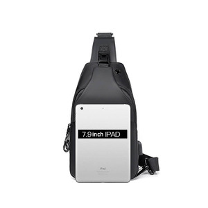 Sac de poitrine messager en nylon <span class=keywords><strong>2023</strong></span> grande capacité, vente en gros directe usine, sac à bandoulière croisé <span class=keywords><strong>tendance</strong></span> pour <span class=keywords><strong>homme</strong></span> - Product Image 4