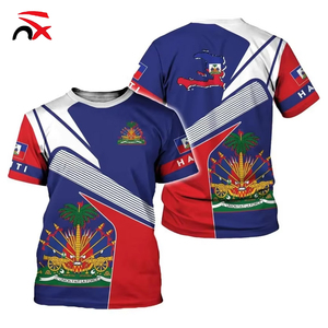 <span class=keywords><strong>Abbigliamento</strong></span> con Bandiera Haitiana Prodotti di Tendenza 2026 Nuovi Arrivi T-shirt Haiti con Bandiera Nazionale <span class=keywords><strong>Abbigliamento</strong></span> Uomo - Product Image 1