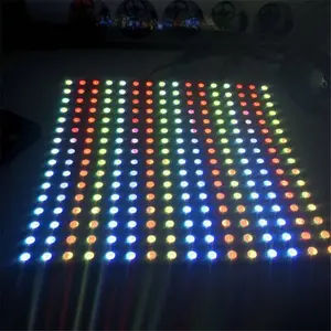 Display a led per interni ws2812b indirizzabile individualmente ad alta luminosità 256 pixel led board apa102 16*16 matrice led