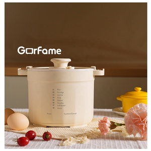 Nouvelle mini mijoteuse électrique mijoteuse 6 préréglages batterie <span class=keywords><strong>de</strong></span> cuisine électrique intelligente - Product Image 3