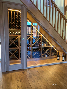 Cooling Unit Cooler Custom Door Storage All Glass Wine Cellar Cr189 Glass Wine Cellar - Product Image 2