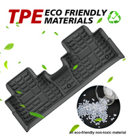 Tapis de sol de voiture 3D TPE sur mesure pour Chery JETOUR X70 plus 2024-2025 Antidérapant et facile à nettoyer