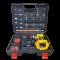 Taladro Eléctrico Inalámbrico con Embrague de Torque Ajustable y Paquete de Baterías para Trabajos de Construcción Pesada y Reparaciones del Hogar