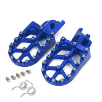Repose-pieds larges pour moto MX en acier inoxydable CNC, placement optimal pour la rénovation/amélioration