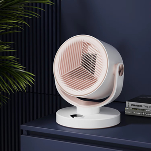 Chauffage de bureau double fonction à tête tremblante télécommandée avec chauffage PTC pratique et éclairage de protection contre la surchauffe - Product Image 1