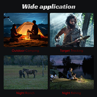 Monoculaire de vision nocturne 329 avec zoom numérique 10x, écran 2 pouces 1080p, portée infrarouge active de 800 m, nouveau, vidéo 1080p pour la chasse de nuit